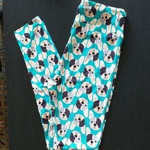 🐶Frenchie lularoe leggings